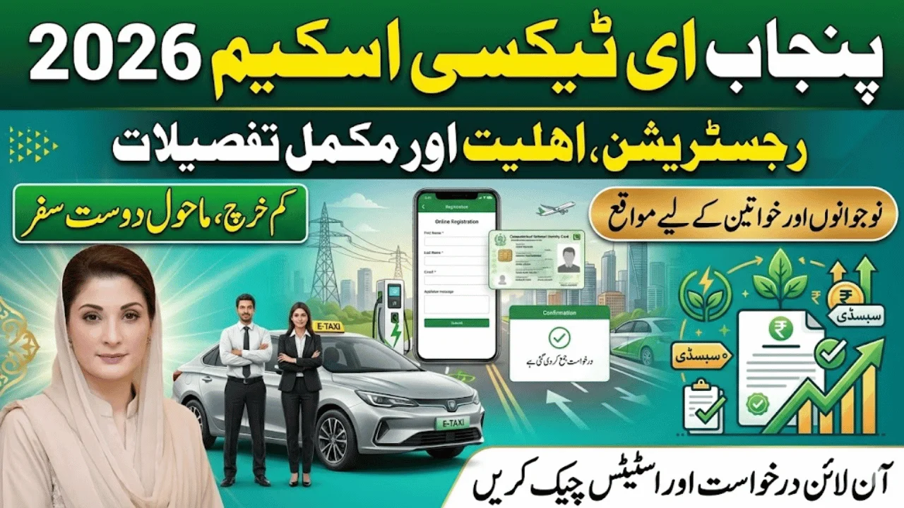 CM Punjab E Taxi Scheme 2026
