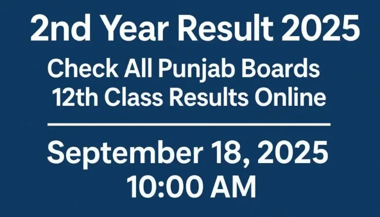 2nd Year result check online by roll no