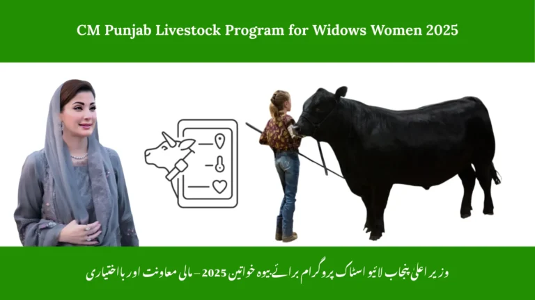 CM Punjab Free Livestock Program 2025 for Women