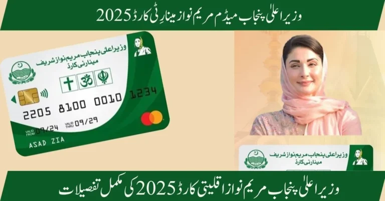 CM Punjab Minority Card 2025