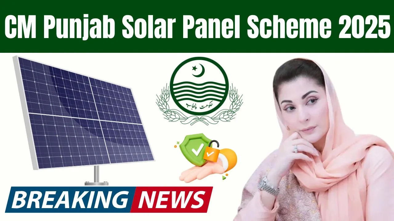 CM Punjab Free Solar Panel Scheme 2025