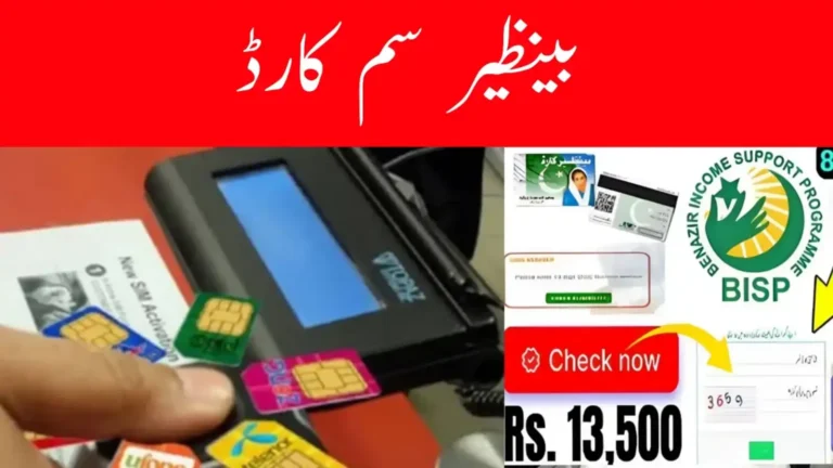 Benazir SIM Card