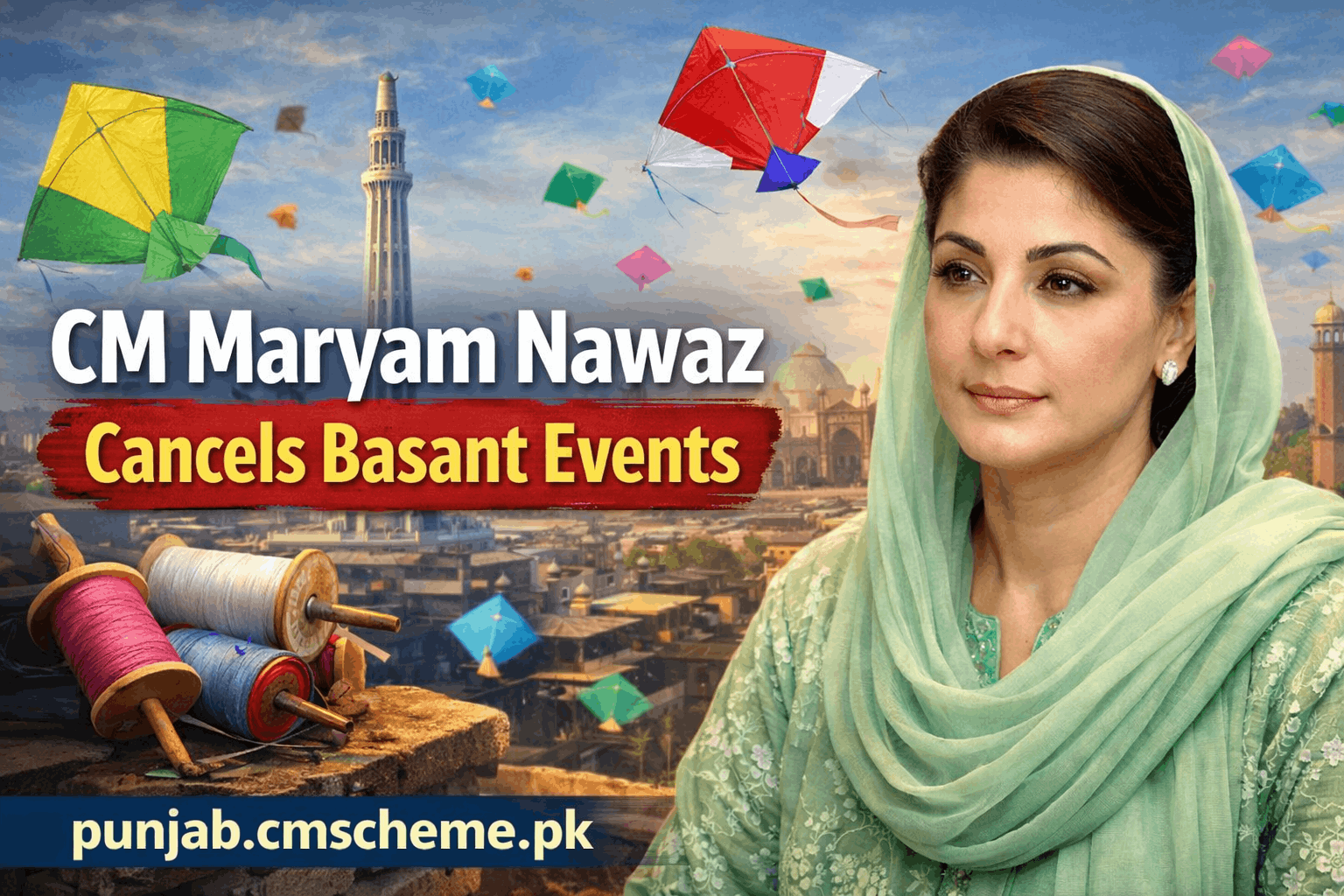 CM Maryam Nawaz Cancels Basant Events: What Happened 1 CM Maryam Nawaz Cancels Basant Event